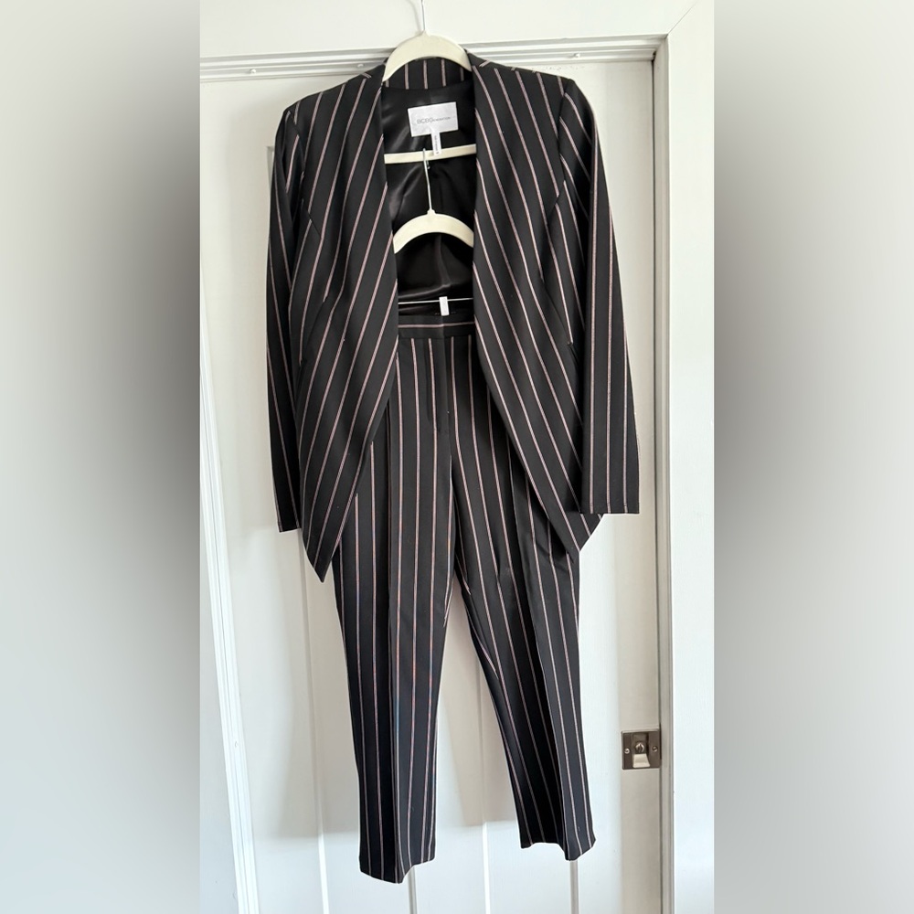 Black Striped Suit